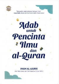 Adab untuk pencinta ilmu dan al-quran